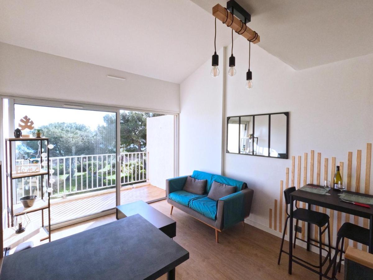 Appartement Hyeres - Costebelle Duplex Vue Mer Balcon Residence Privee Parking - Marie Caroline Exterior foto